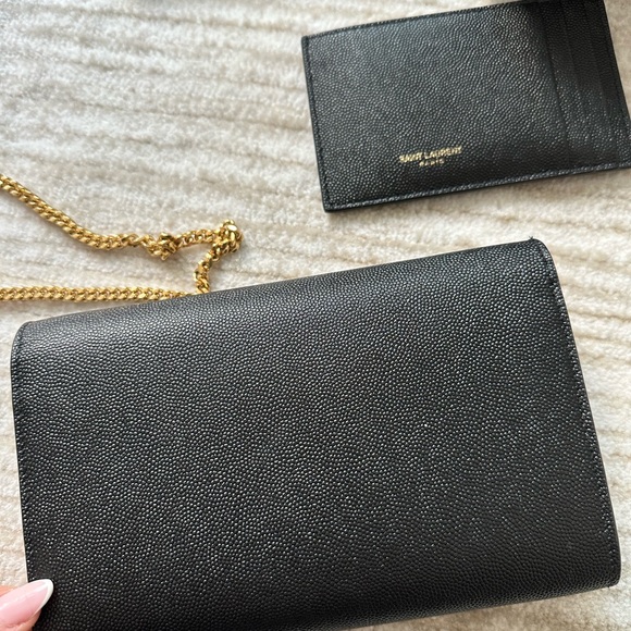 Saint Laurent Uptown Wallet on Chain with cardholder - Picture 6 of 8